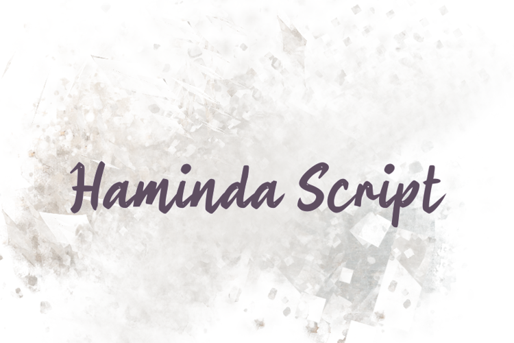 h Haminda Script Font