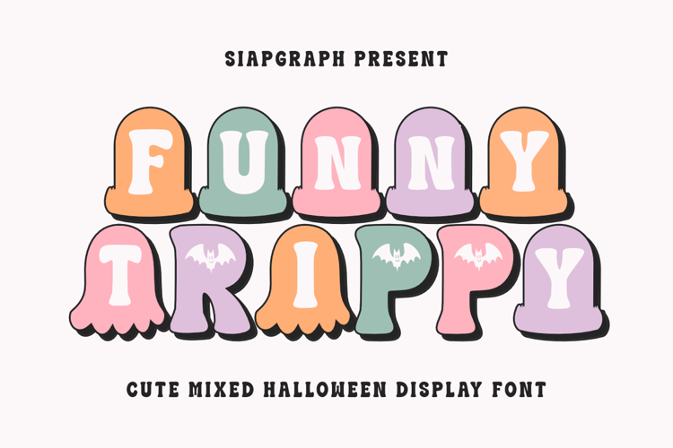 Preview of Funny Trippy Font
