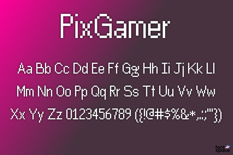 PixGamer Font