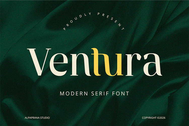 Preview of Ventura Font