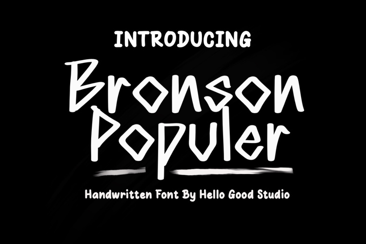 Bronson Populer Font