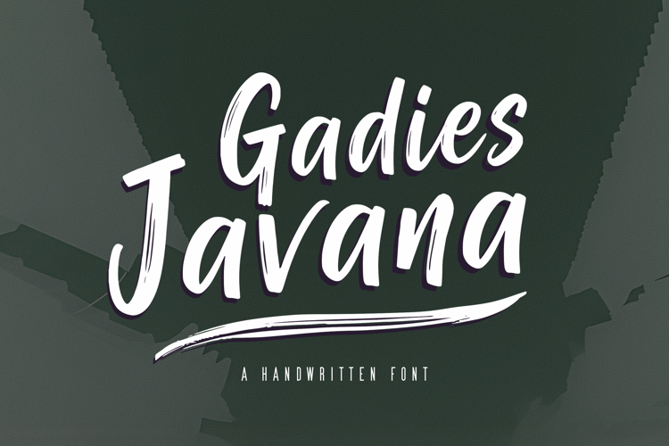 Preview of Gadies Javana Font