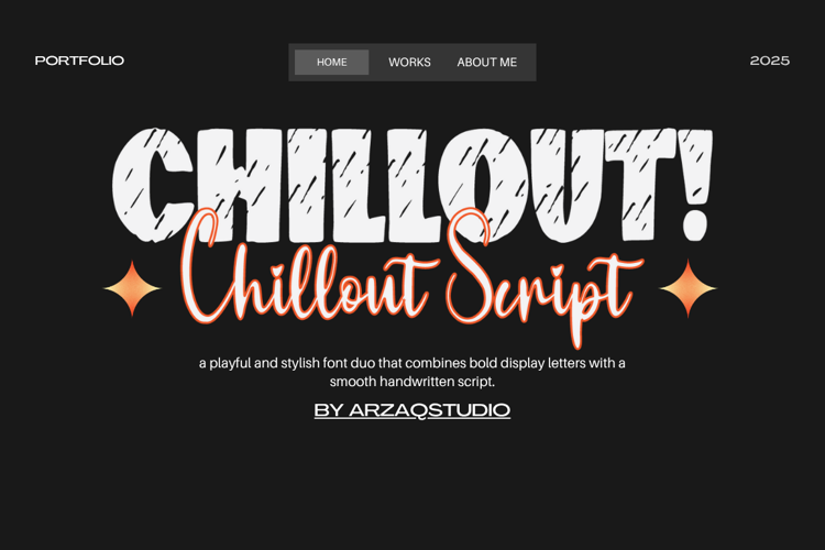 Preview of Chillout Script Font