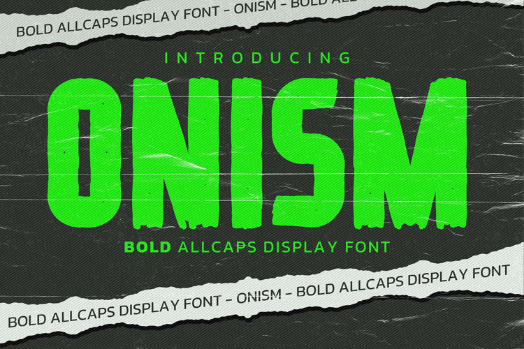 Preview of Onism Font