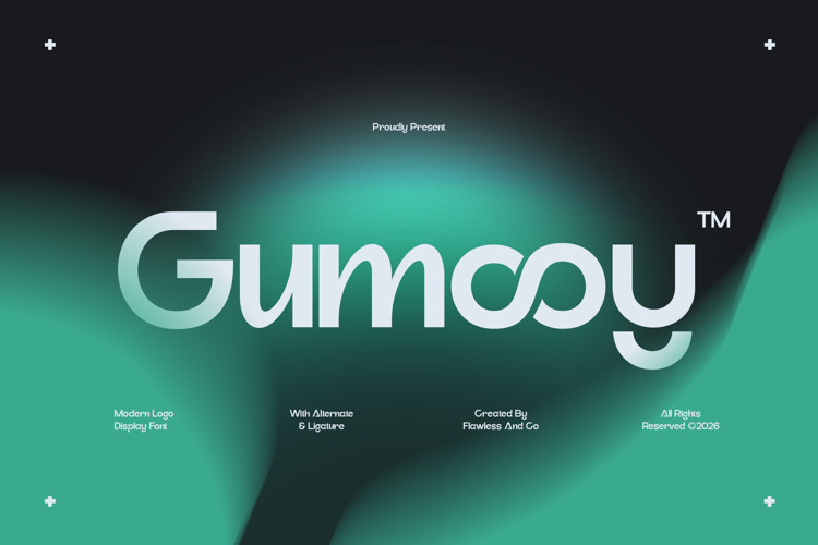 Preview of GUMOOY Font