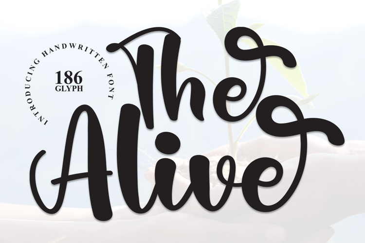 Preview of The Alive Font