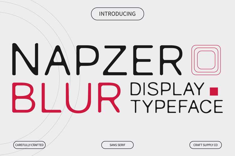 Napzer Blur Font