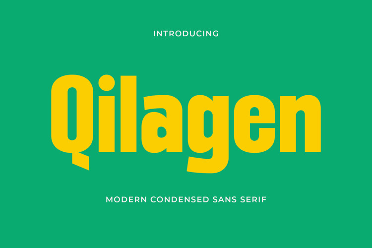 Preview of Qilagen Font