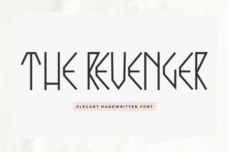 The Revenger Font