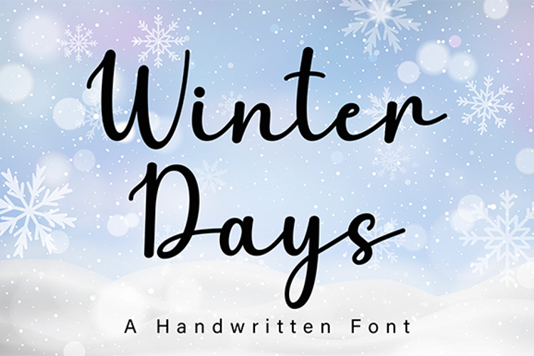 Winter Days Font