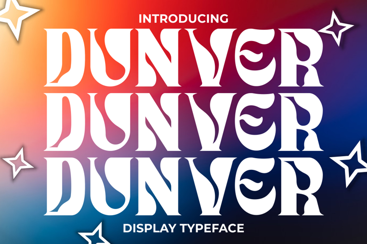 Dunver Display Font