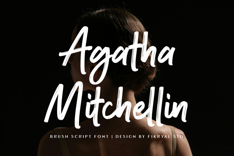 Preview of Agatha Mitchellin Font