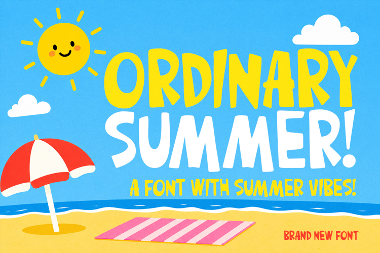 Preview of Ordinary Summer Font