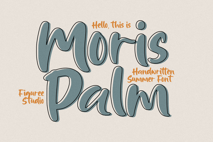 Preview of Moris Palm Font