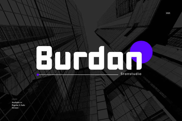 Preview of Burdan Font
