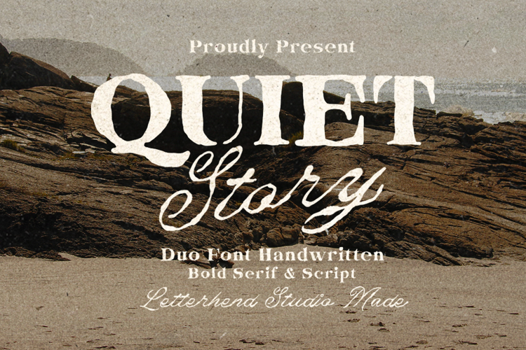 Preview of Quiet Story Font