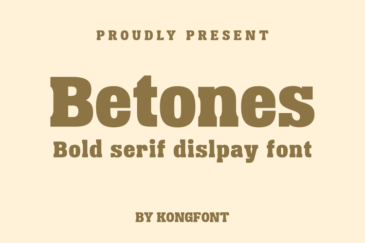 Betones Font