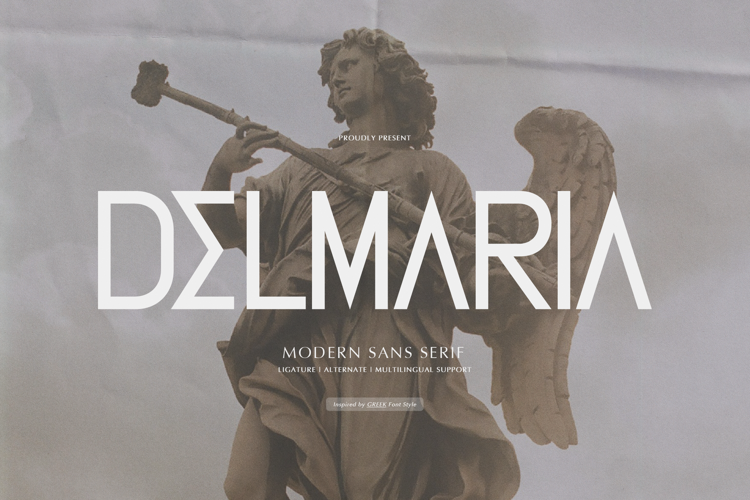 Preview of Delmaria Font
