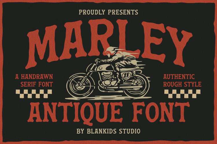 Preview of Marley Antique Font