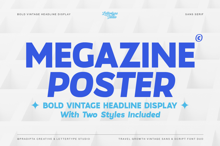 Megazine Poster Font