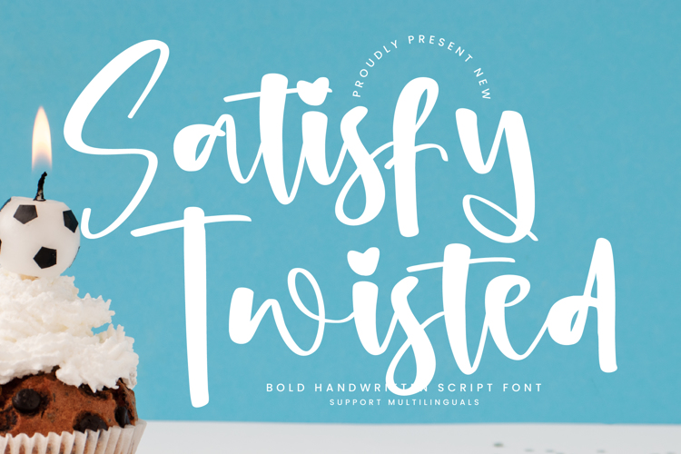 Preview of Satisfy Twisted Font