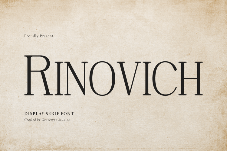 Preview of Rinovich Font