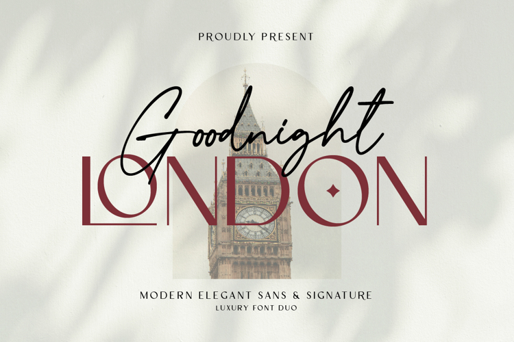 Goodnight London Script Font