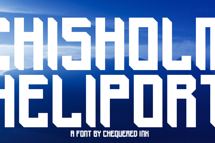 Chisholm Heliport Font