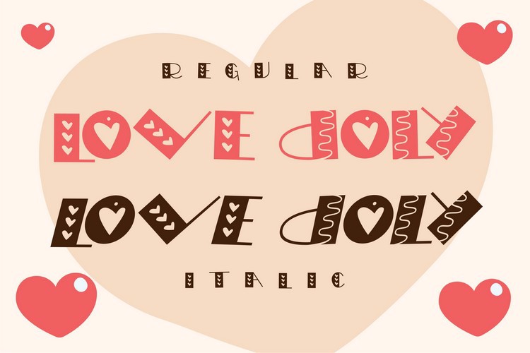 LOVE doly Font
