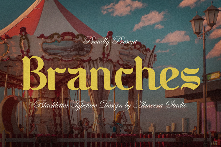 Preview of Branches Font