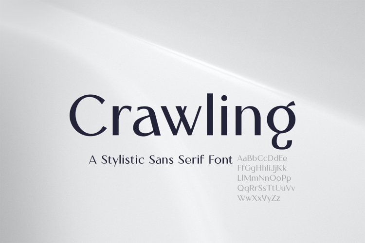 Crawling Personal Used Font