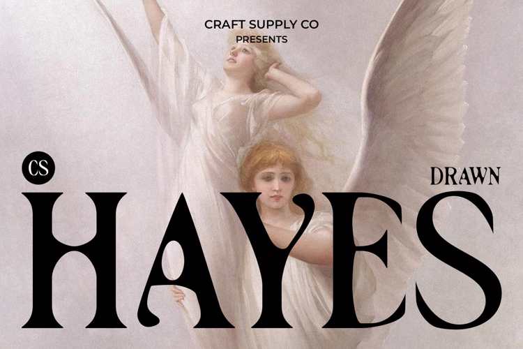 Preview of CS Hayes Drawn Font