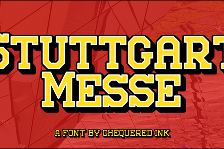 Stuttgart Messe Font