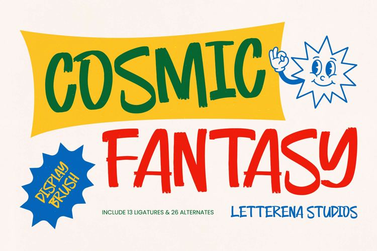 Preview of Cosmic Fantasy Font