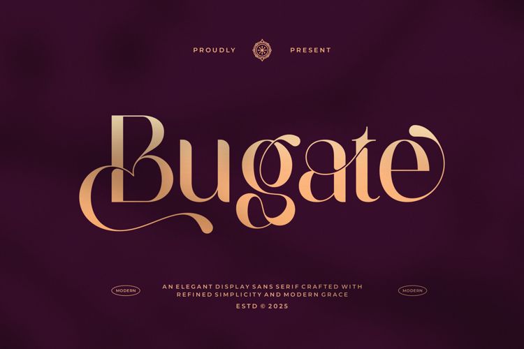 Preview of Bugate Font