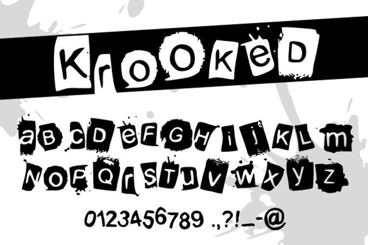 KrooKed Font
