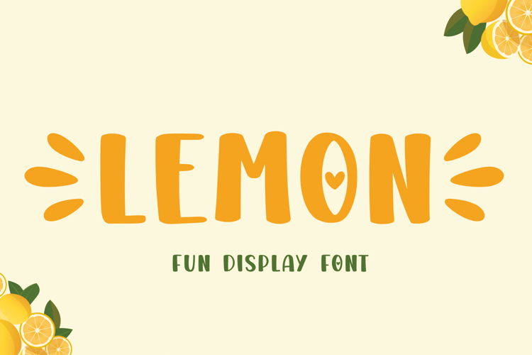 Preview of LEMON Font