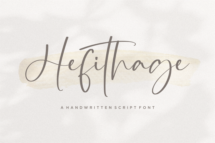 Hefithage Font