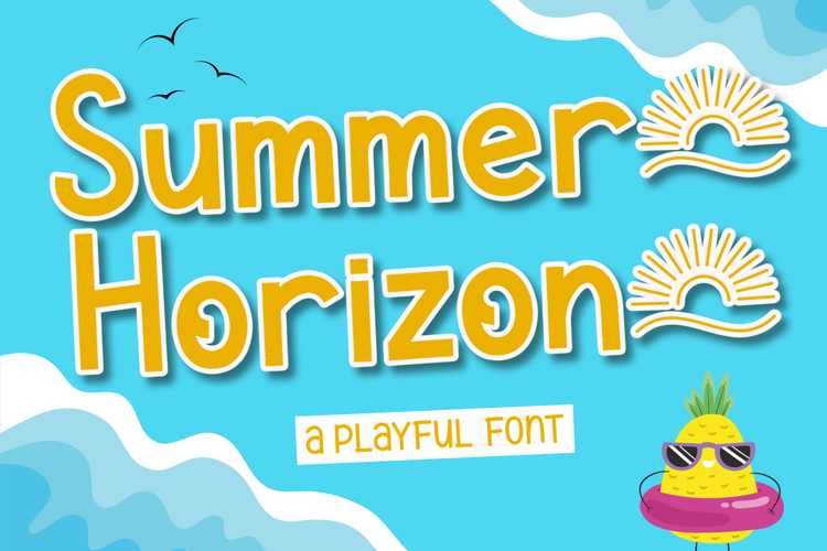 Preview of Summer Horizon Font