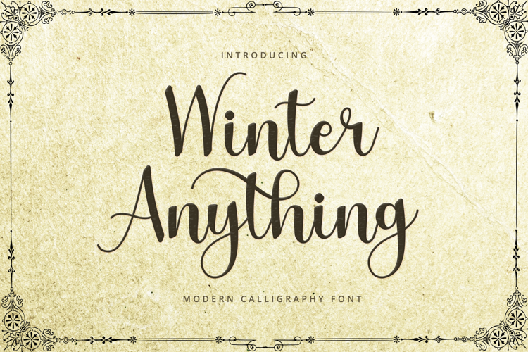 Winter Anything Font