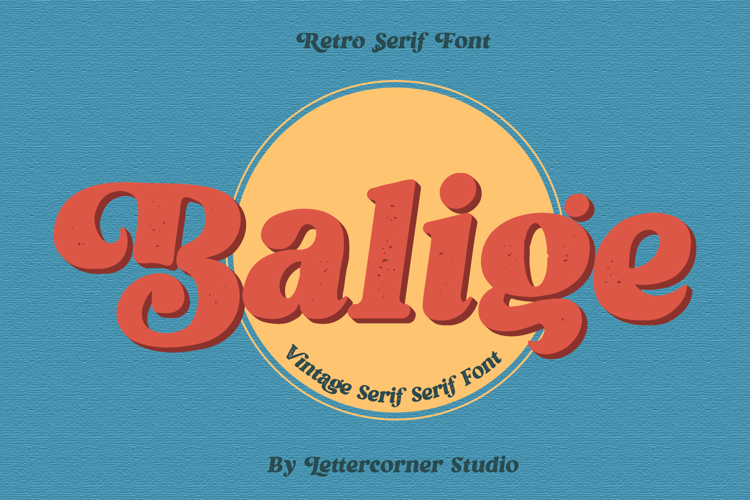 Preview of Balige Font