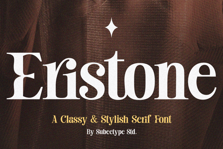 Preview of Eristone Font