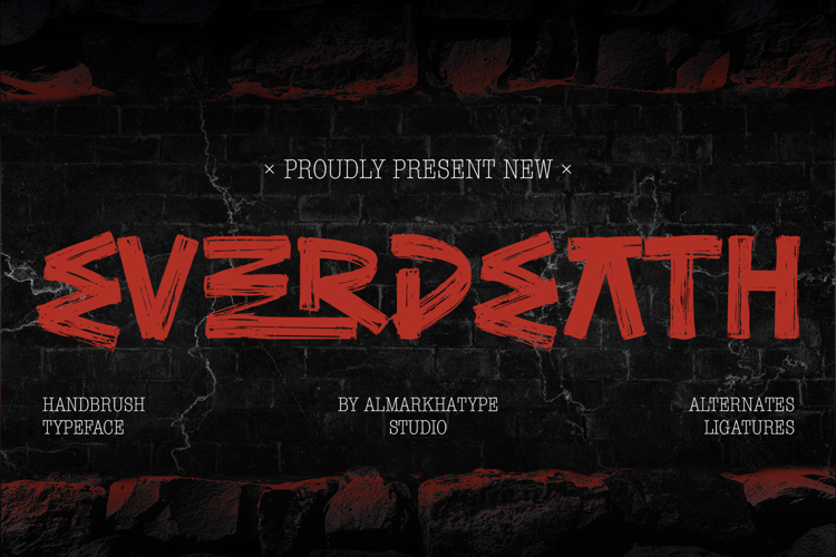 Preview of Everdeath Font