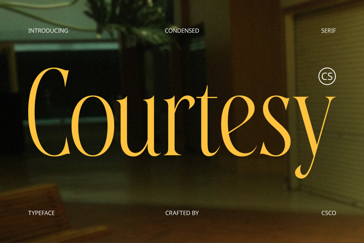Preview of CS Courtesy Font