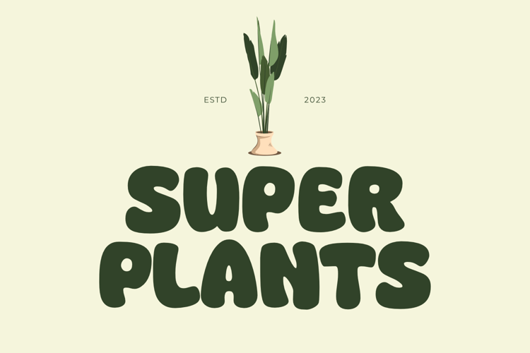 Super Plants Font