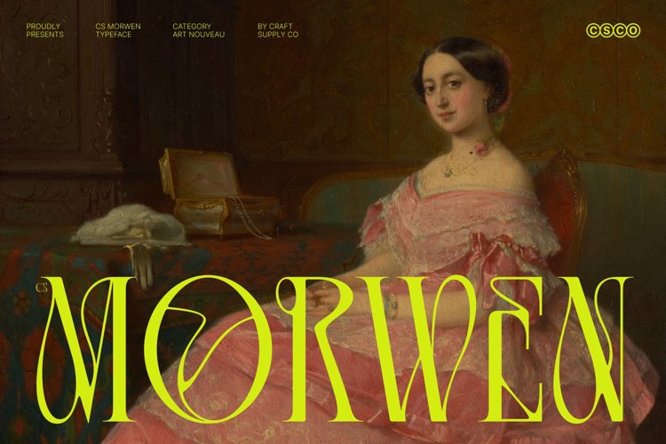 Preview of CS Morwen Font