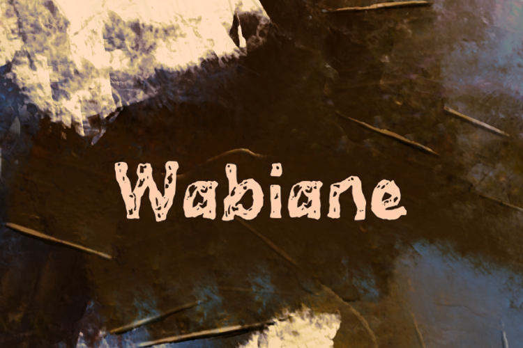 Preview of w Wabiane Font
