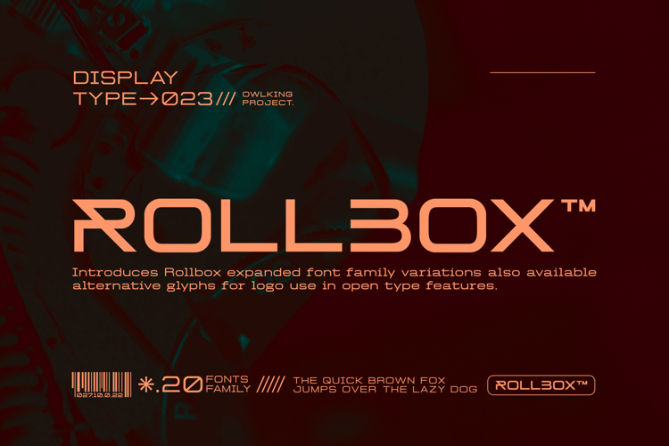 Rollbox Font