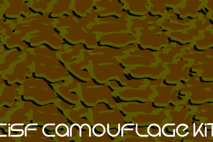 CISF Camouflage Kit Font