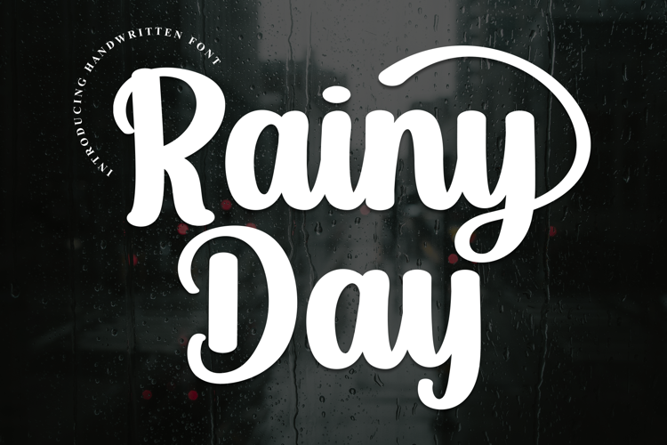 Preview of Rainy Day Font